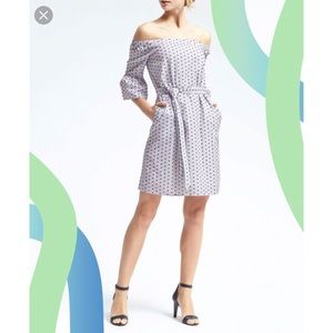 Banana Republic Off The Shoulder Dress